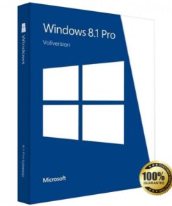 Microsoft Windows 8.1 Professional 32/64 Bit - (Product Key)
